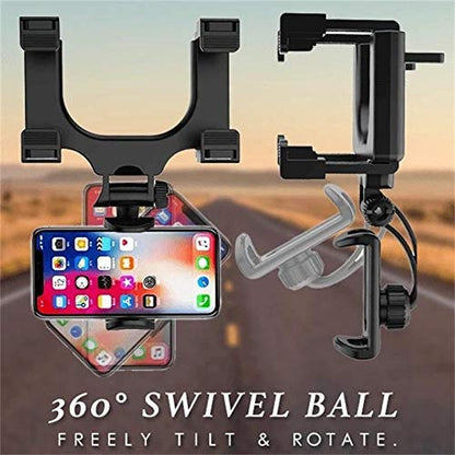 Rearview Mirror Mount Phone Holder
